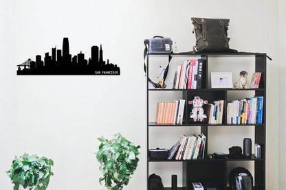 San Francisco Skyline Metal Wall Art - Metal Art