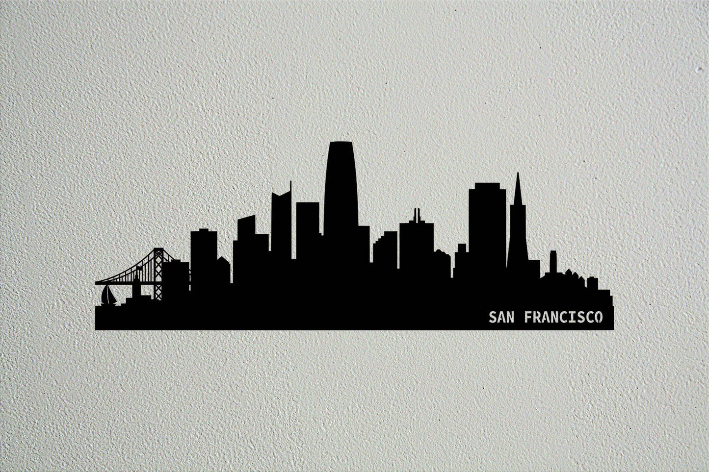 San Francisco Skyline Metal Wall Art - Metal Art