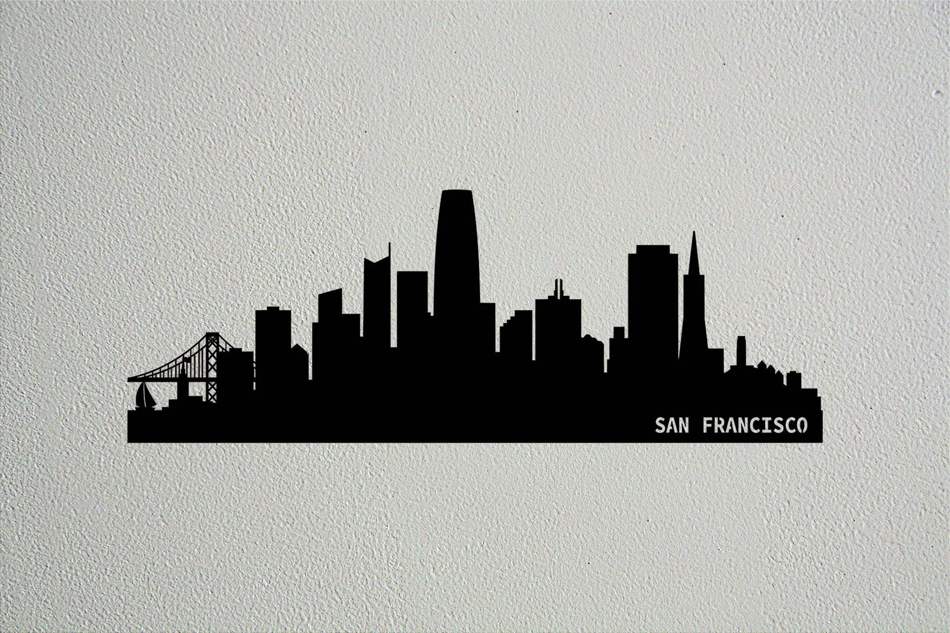 San Francisco Skyline Metal Wall Art - Metal Art