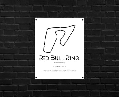 Austrian Circuit Metal Poster - Metal Art