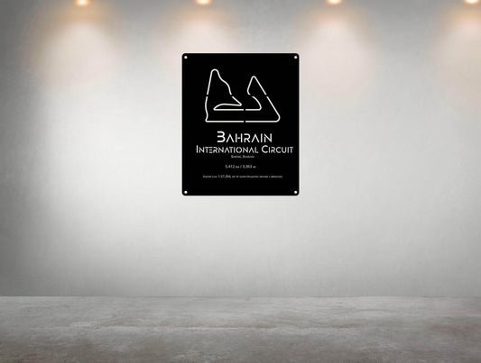 Bahrain Circuit Metal Poster - Metal Art