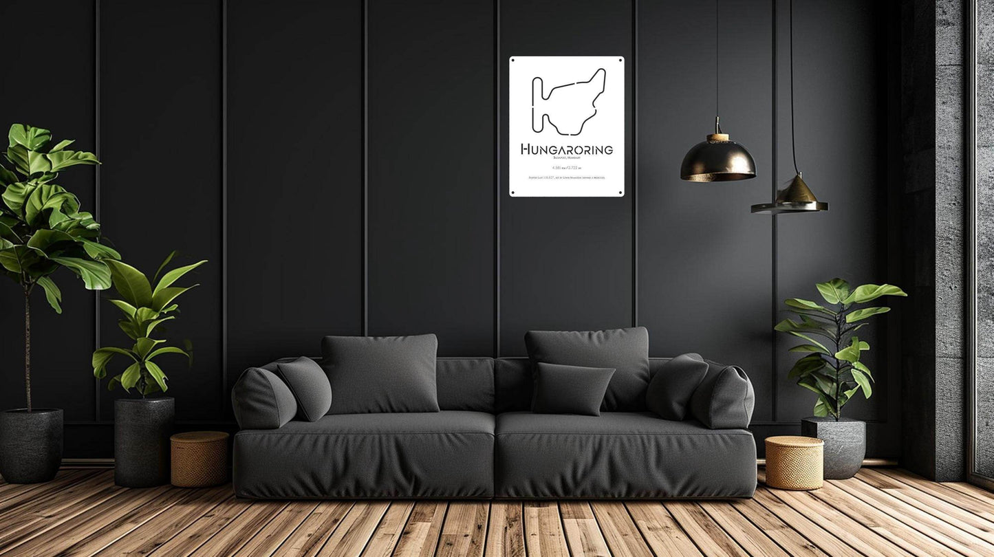 Hungary Circuit Wall Art - Metal Art