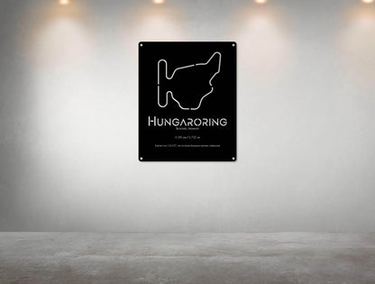 Hungary Circuit Wall Art - Metal Art