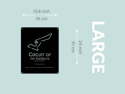 Americas Circuit Metal Poster - Metal Art