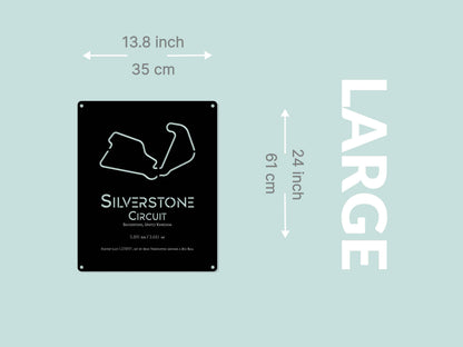 Silverstone Circuit - Metal Art