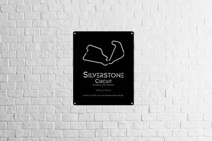 Silverstone Circuit - Metal Art