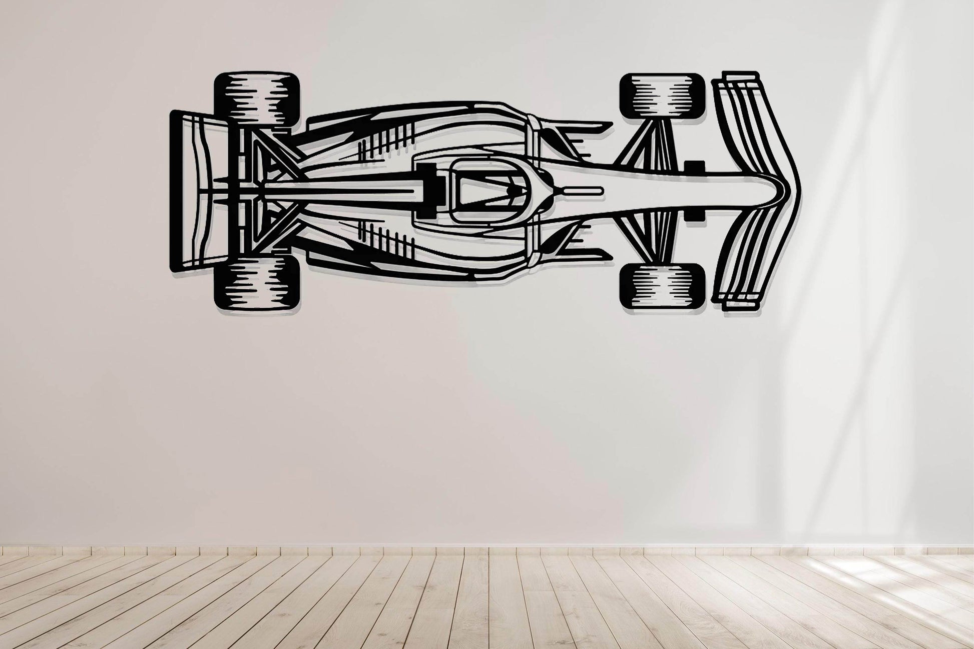 F1 Race Car Metal Wall Art - Metal Art