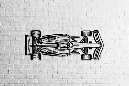 F1 Race Car Metal Wall Art - Metal Art