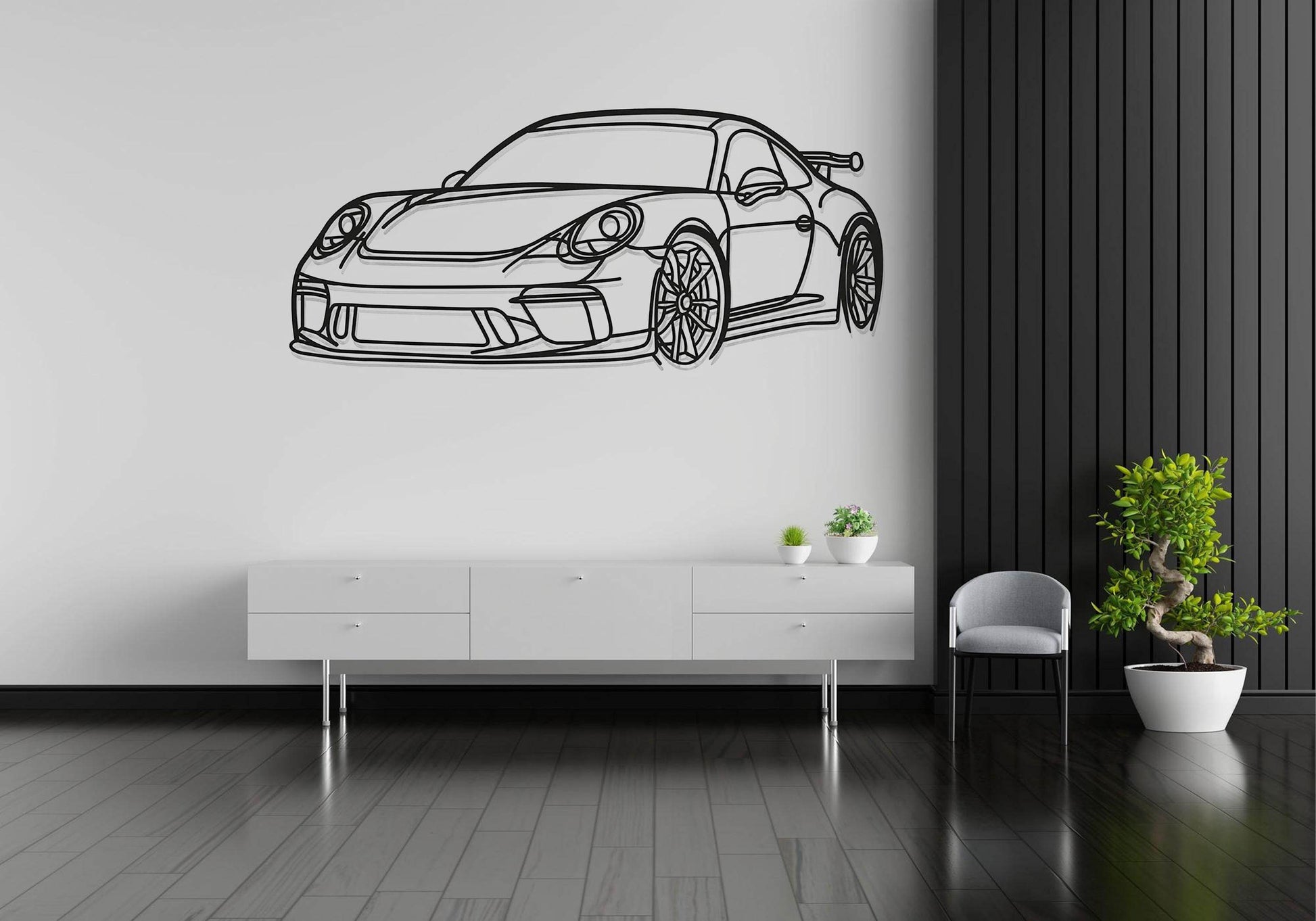 911 GT3 Metal Wall Art - Metal Art