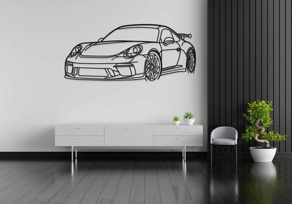911 GT3 Metal Wall Art - Metal Art