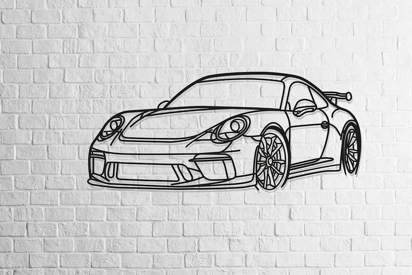 911 GT3 Metal Wall Art - Metal Art