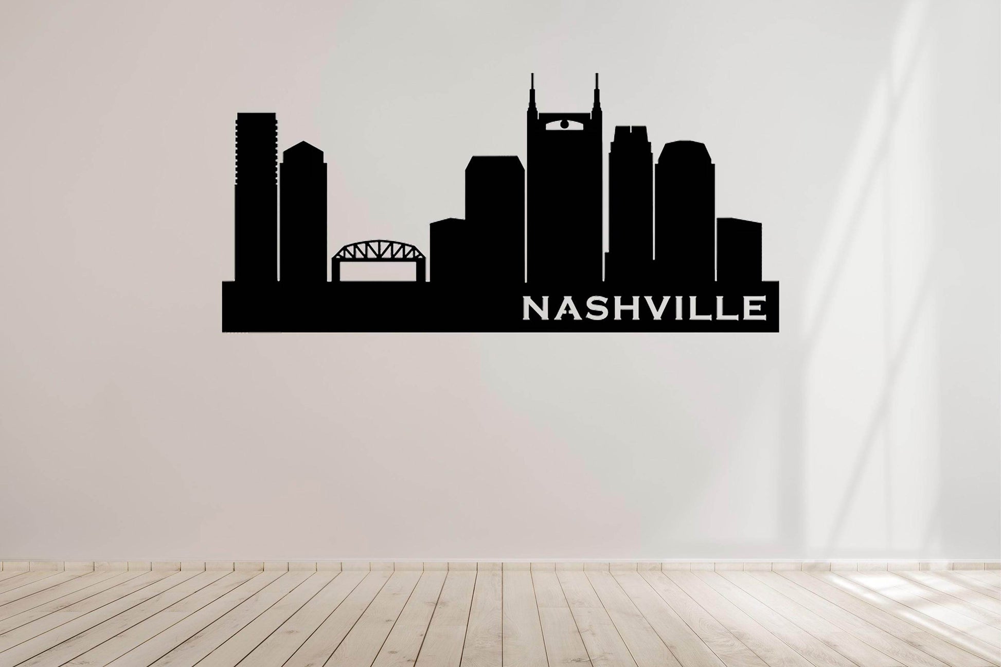 Nashville Skyline Metal Wall Art - Metal Art