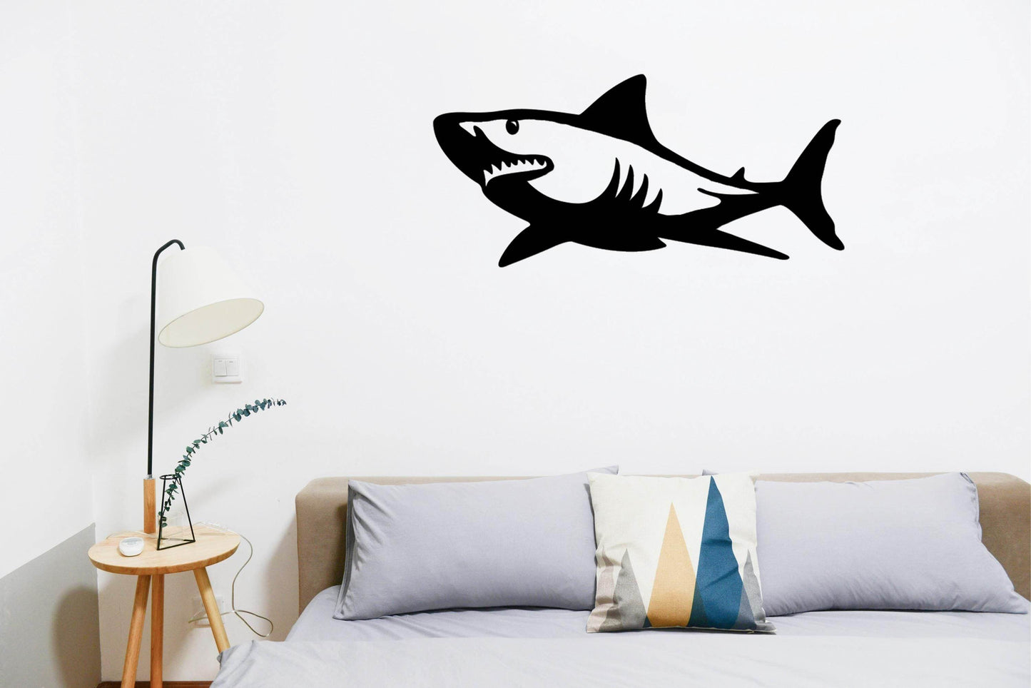 Shark Silhouette Metal Wall Art - Metal Art