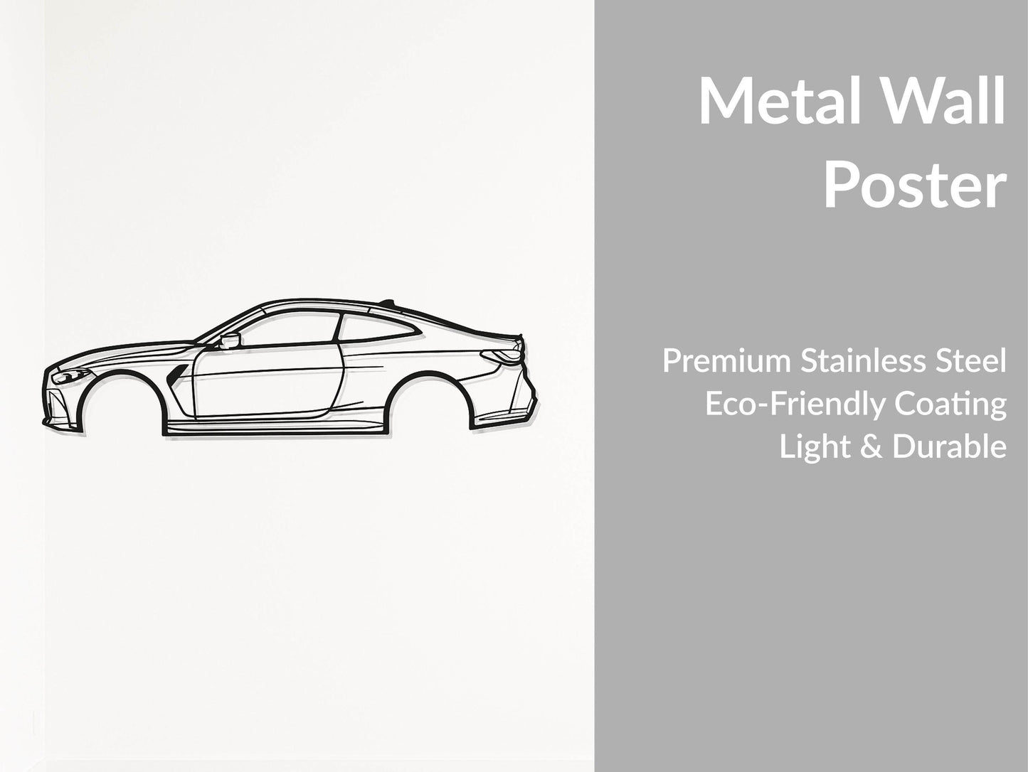 G82 M4 Coupe Wall Ar - Metal Art