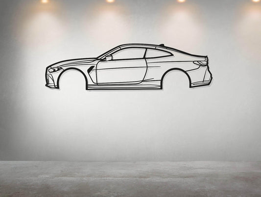 G82 M4 Coupe Wall Ar - Metal Art
