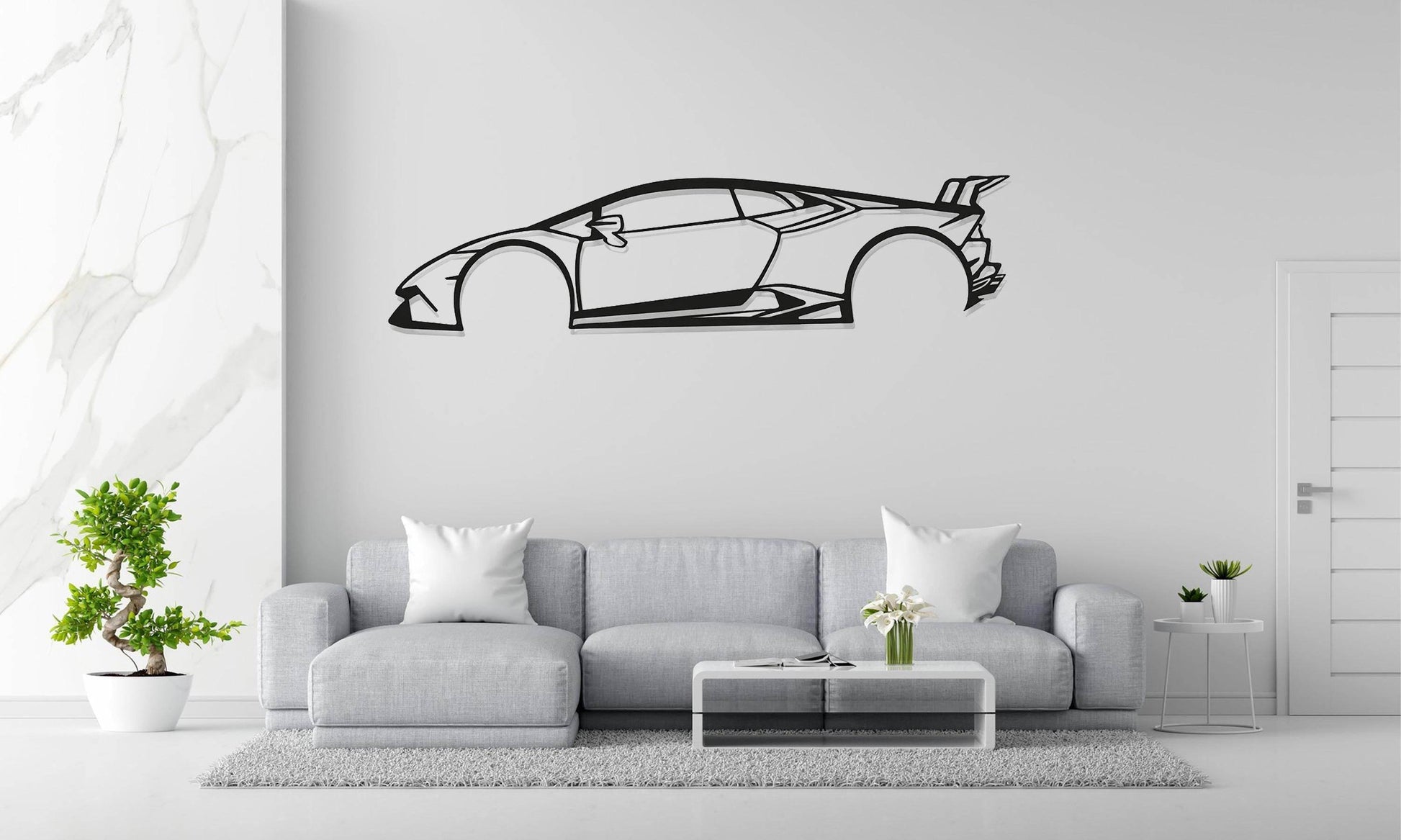 Huracan Performante Metal Car - Metal Art