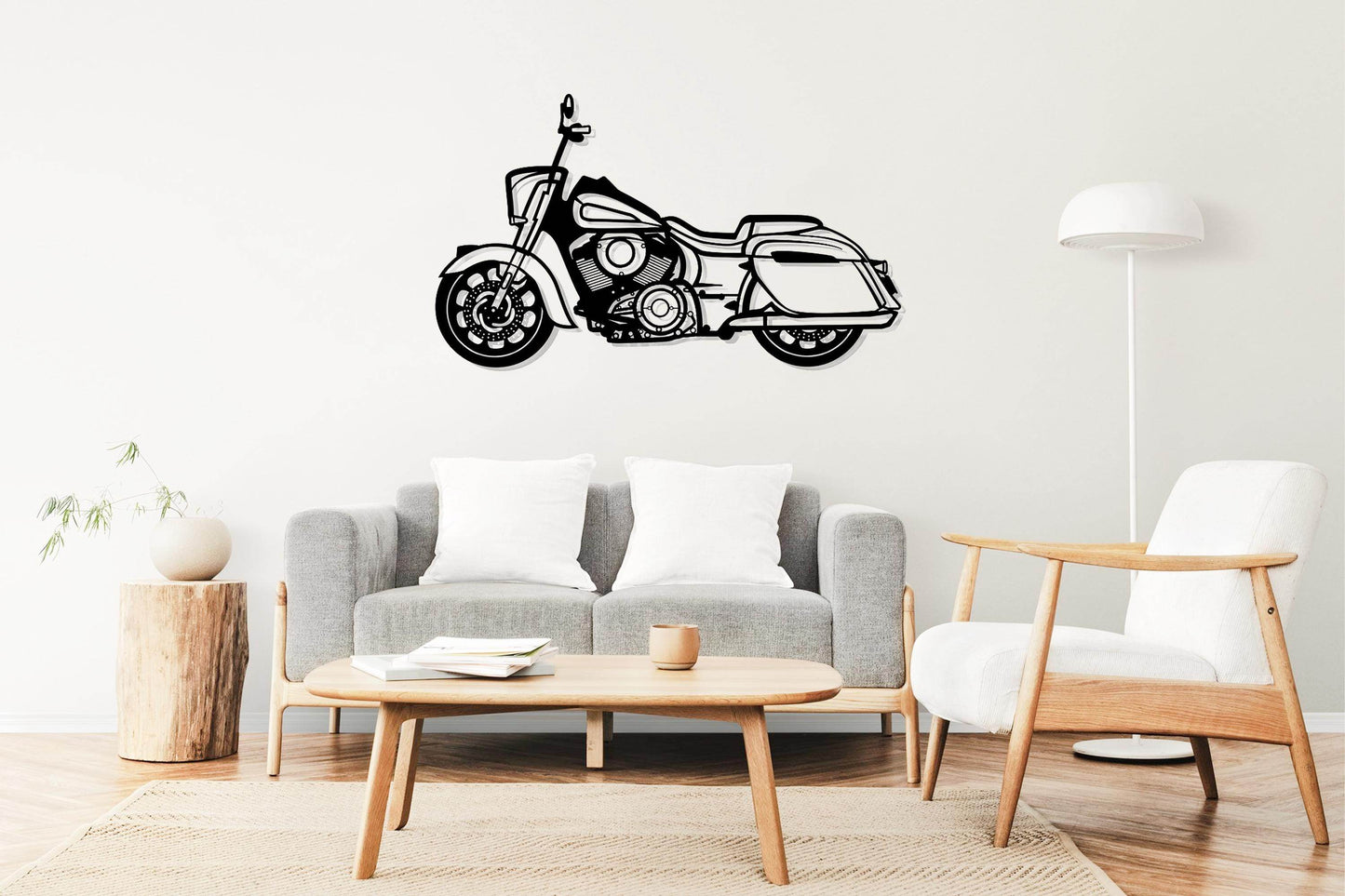 Motorcycle Wall Art - Metal Art