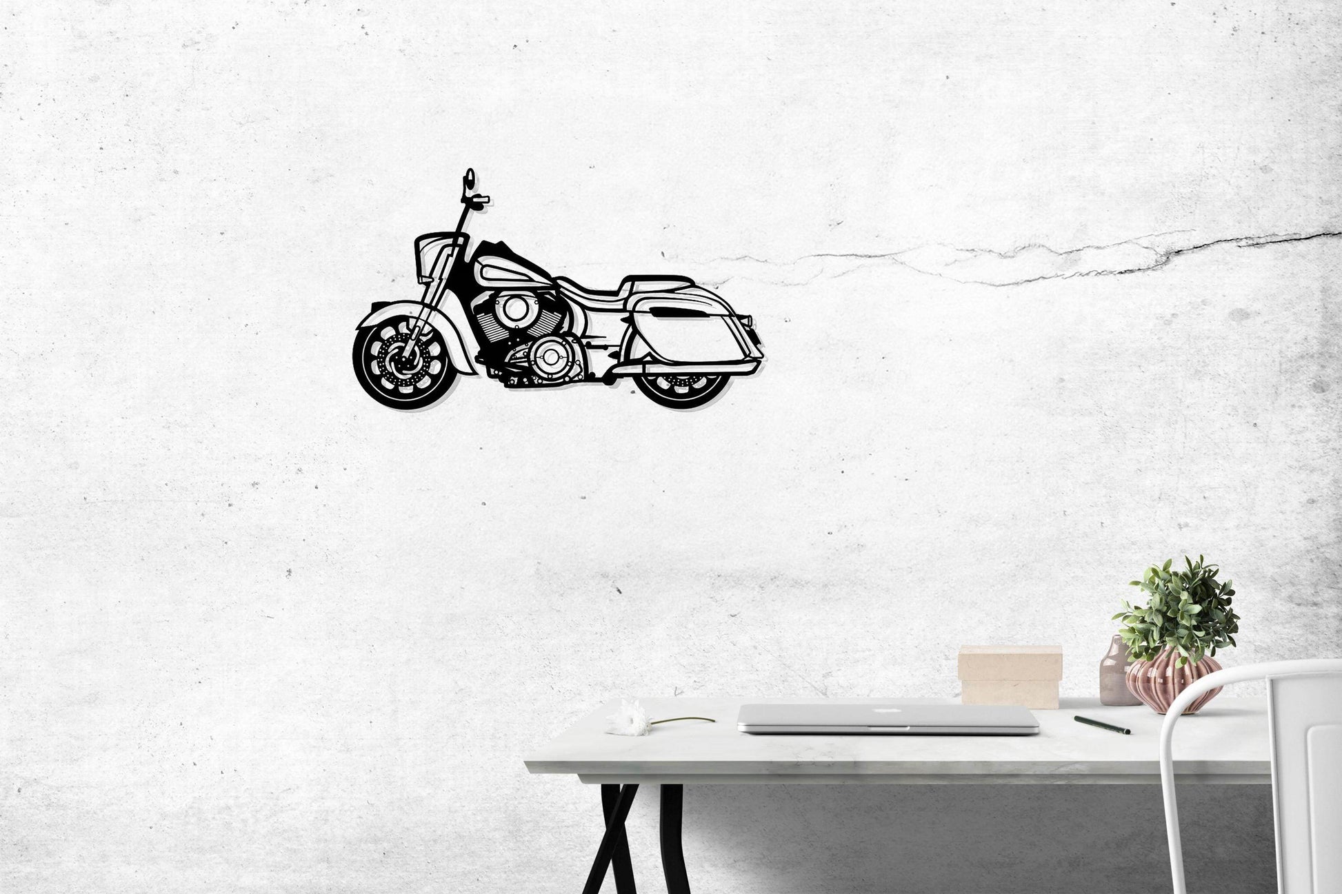 Motorcycle Wall Art - Metal Art