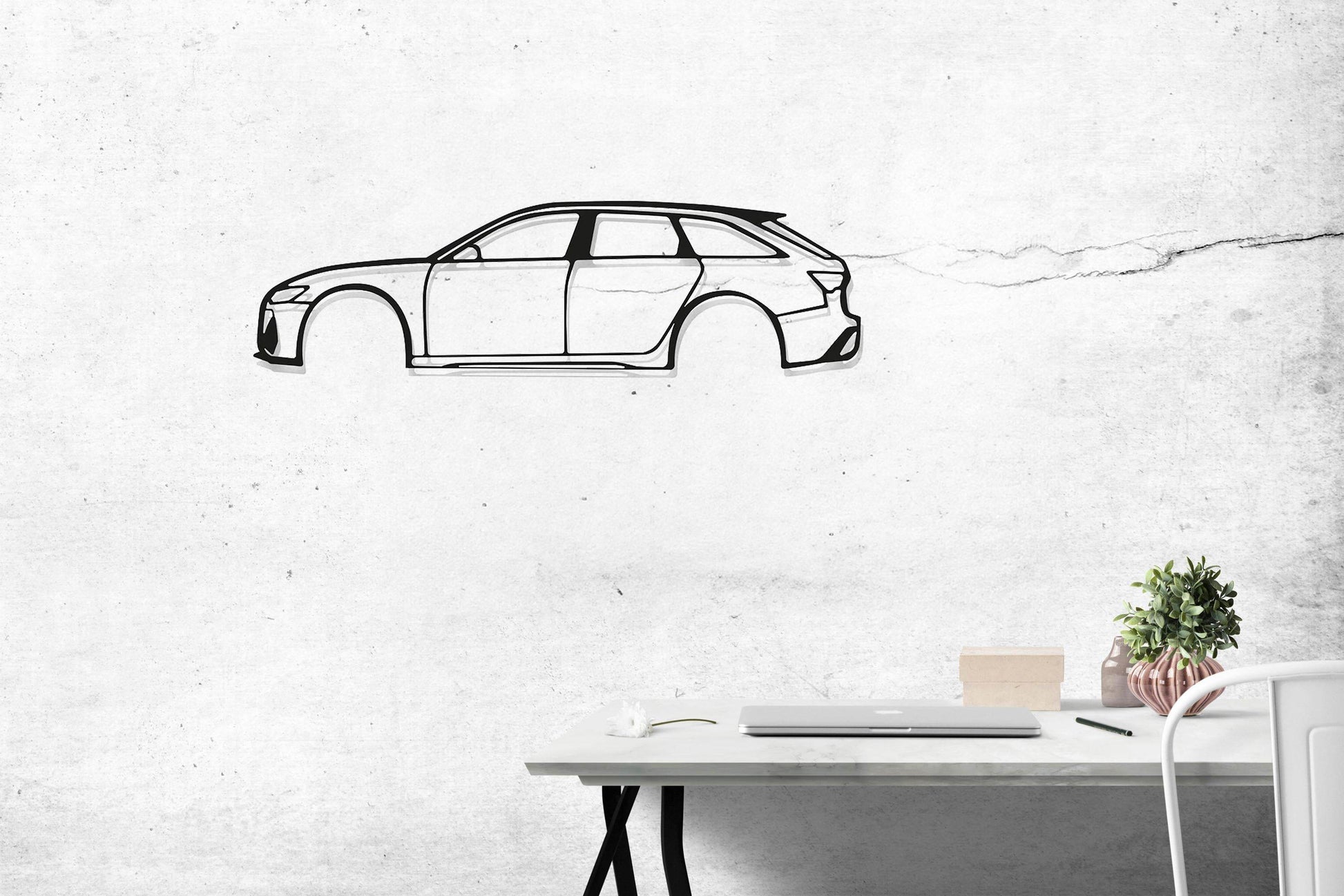 RS6 Wall Art Steel - Metal Art