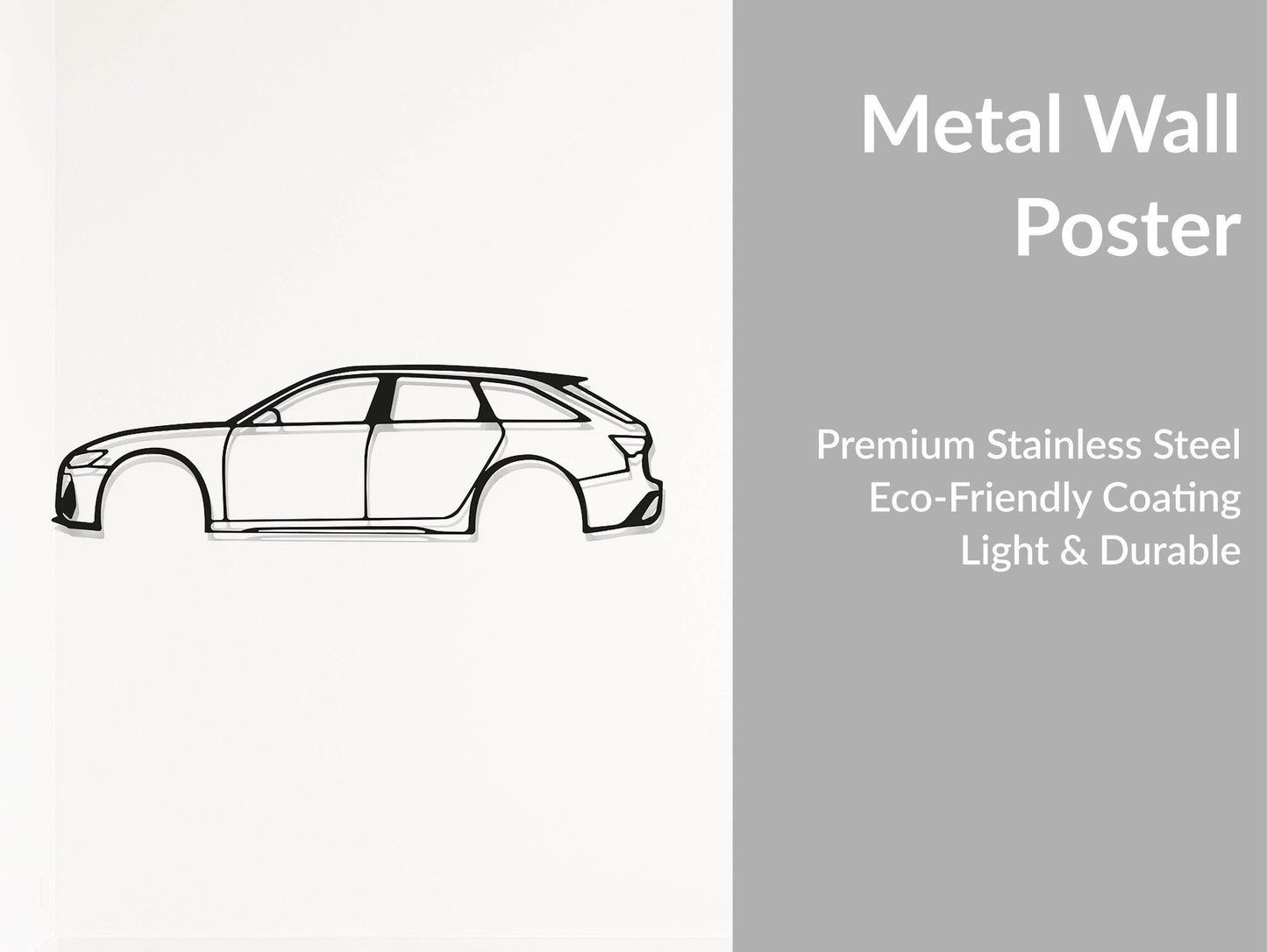 RS6 Wall Art Steel - Metal Art