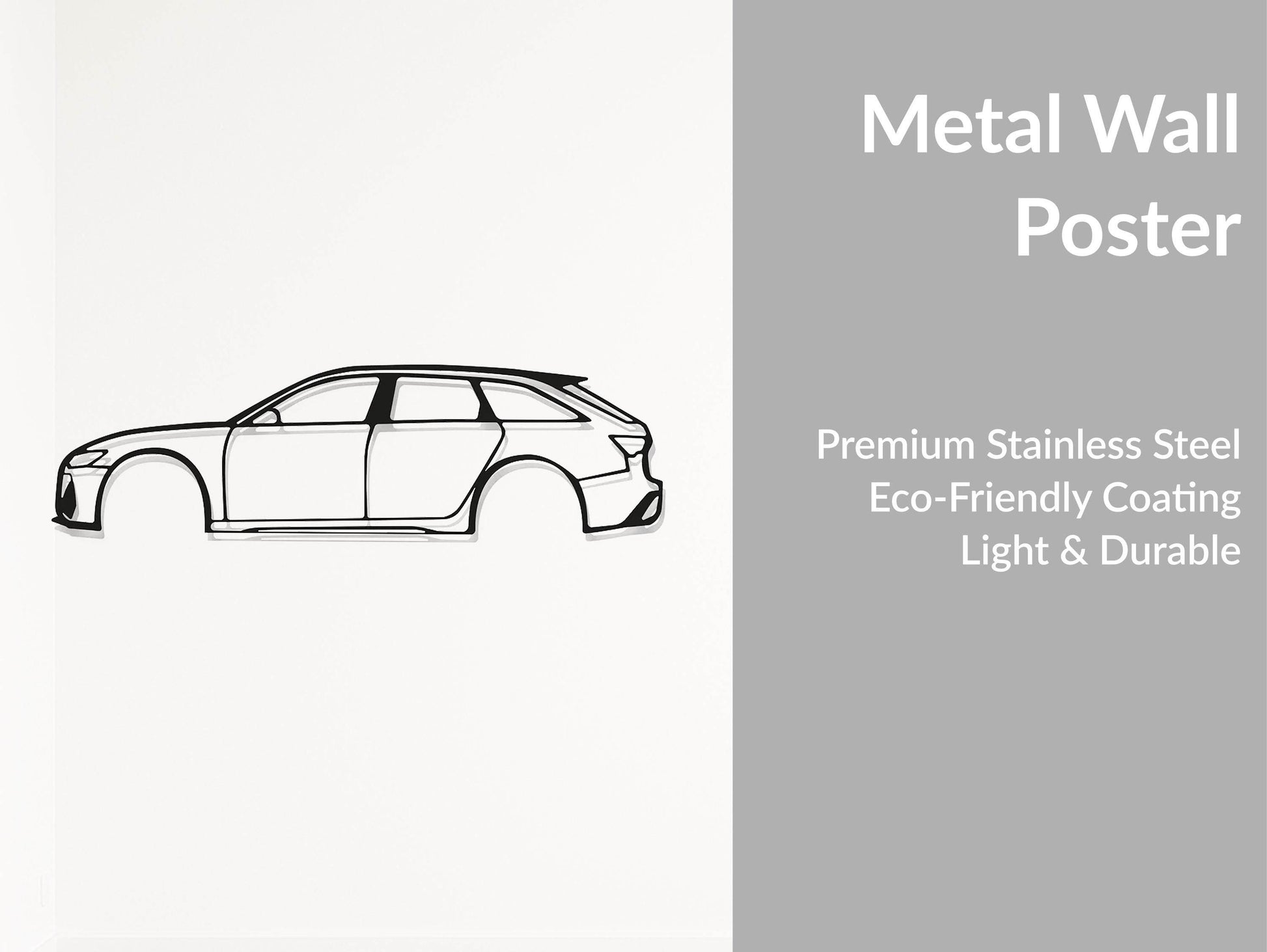 RS6 Wall Art Steel - Metal Art