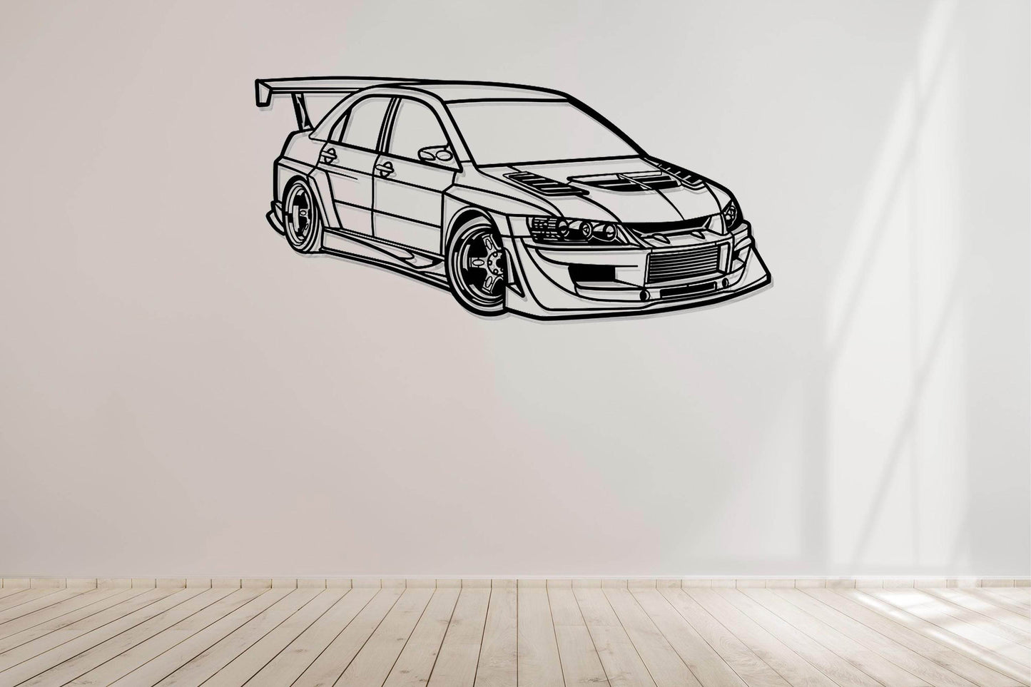 Mitsubishi Lancer Evolution - Metal Art