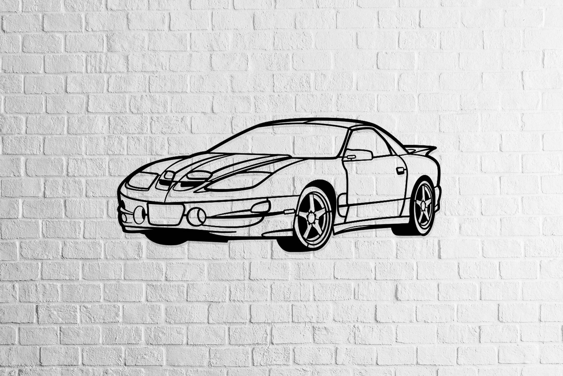 Firebird Trans Am WS6 - Metal Wall Art - Metal Art