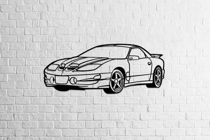 Firebird Trans Am WS6 - Metal Wall Art - Metal Art