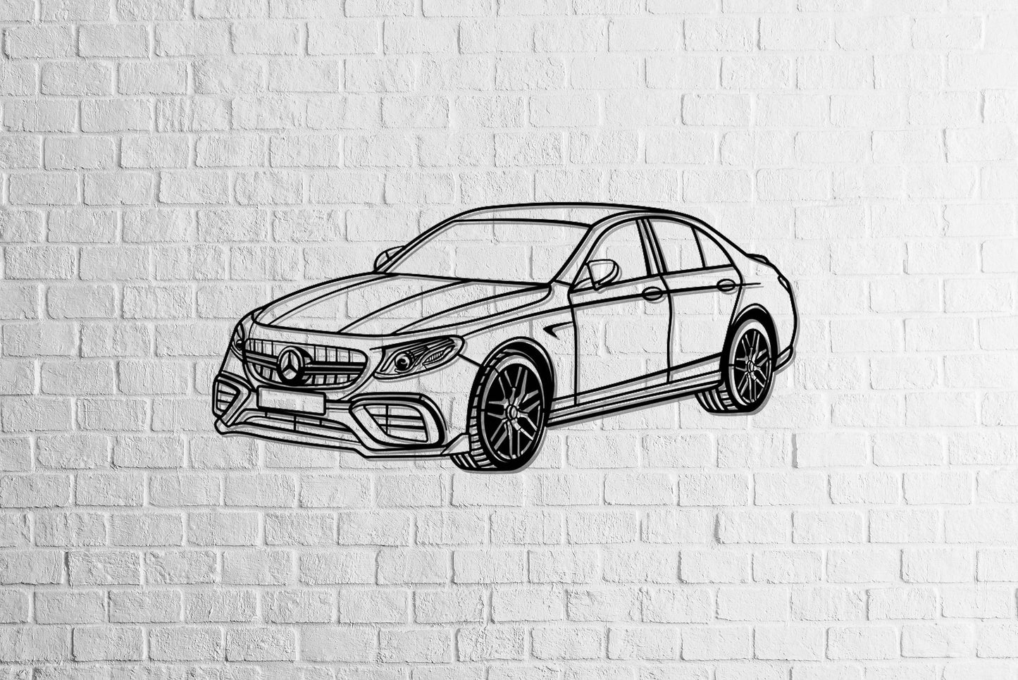 AMG E63 S (W213) - Metal Wall Art - Metal Art