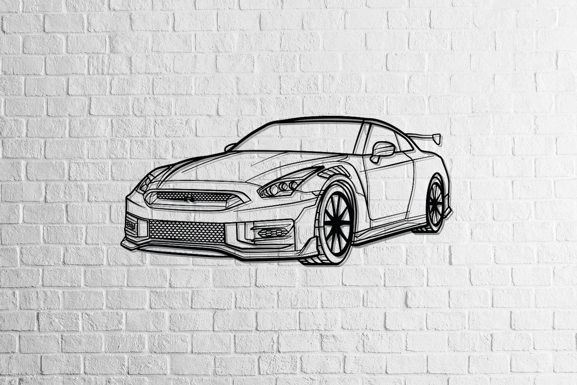 GT-R R35 - Metal Wall Art - Metal Art