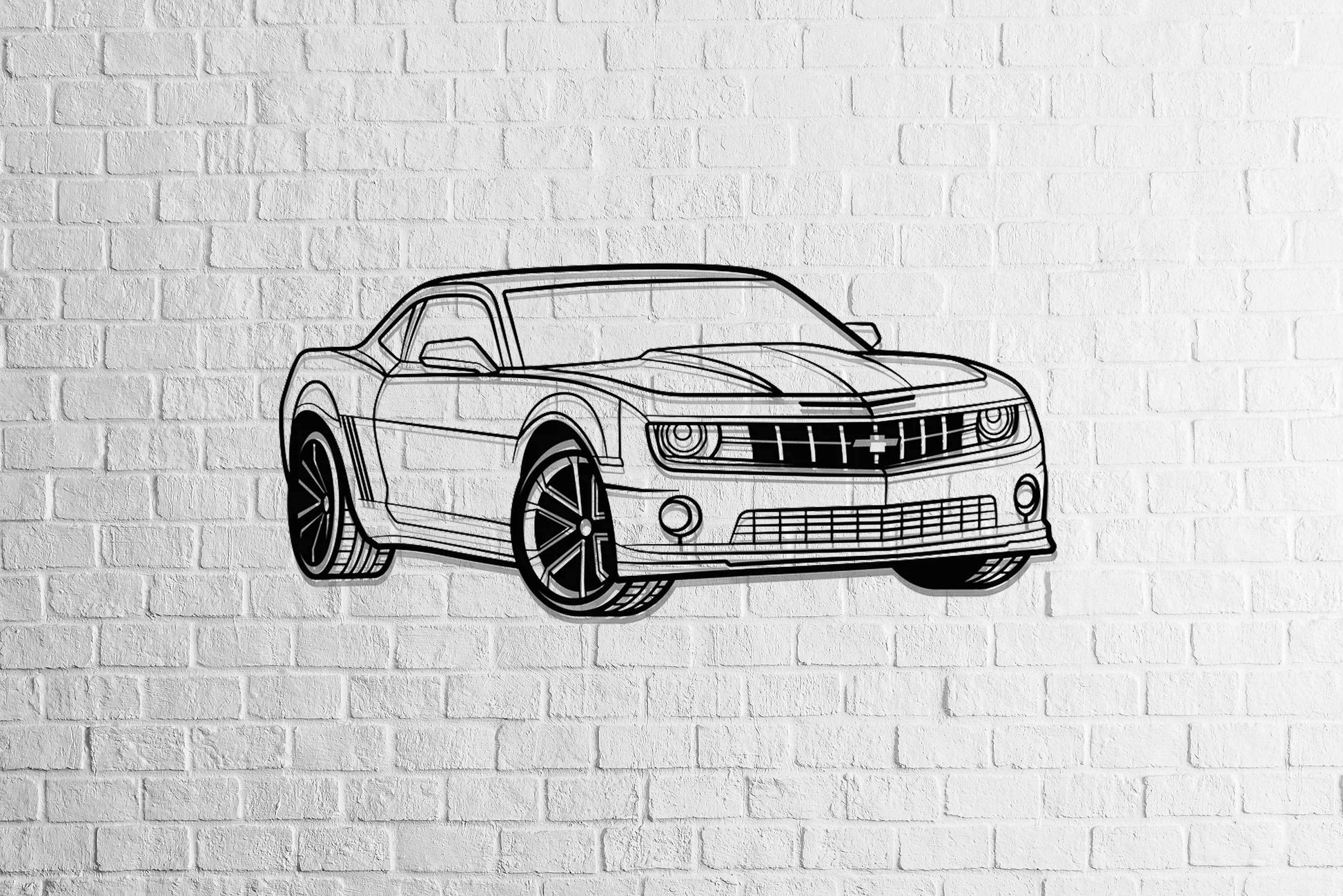 Camaro 5th Gen - Metal Wall Art - Metal Art