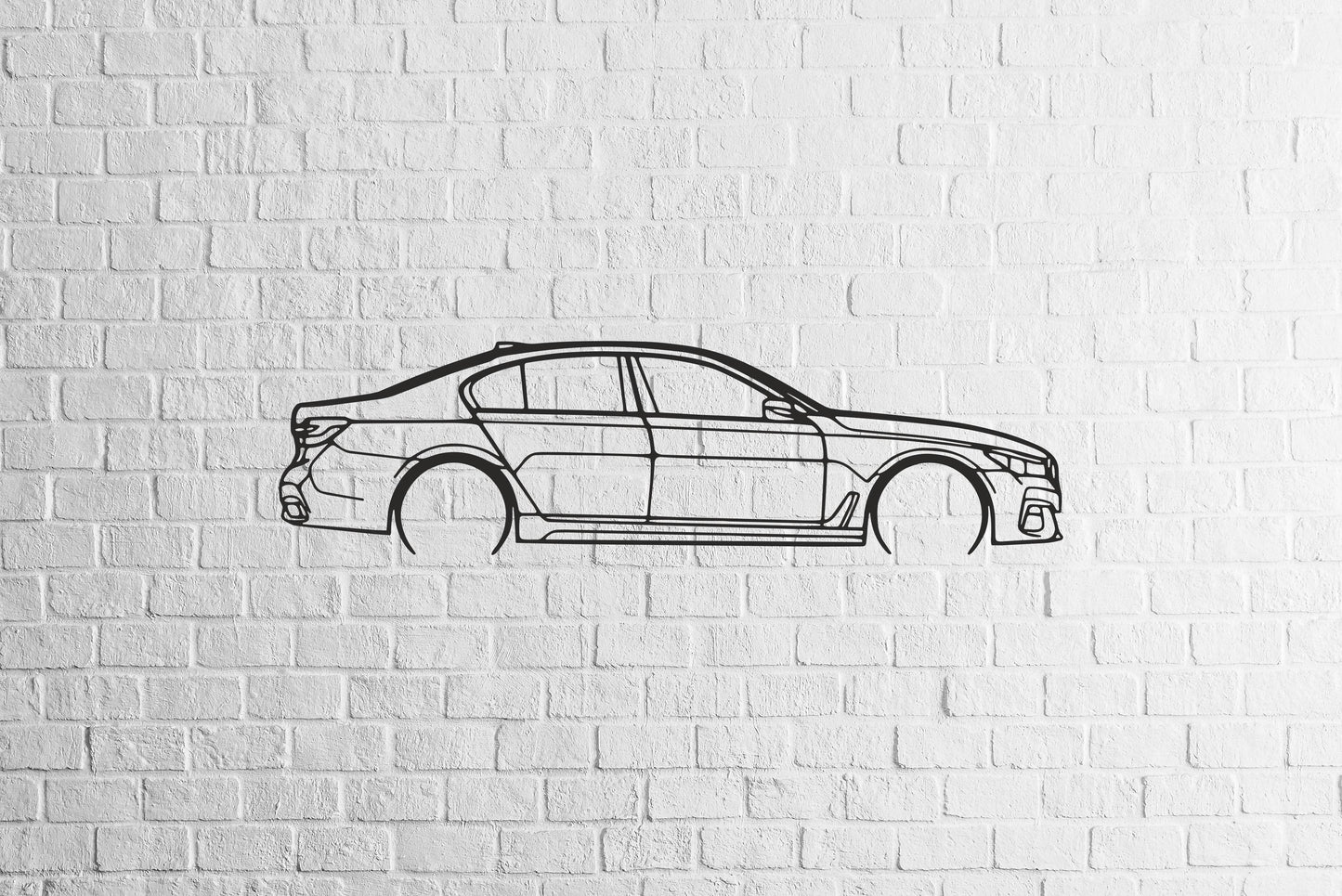 7 Series G11/G12 LCI - Metal Wall Art - Metal Art