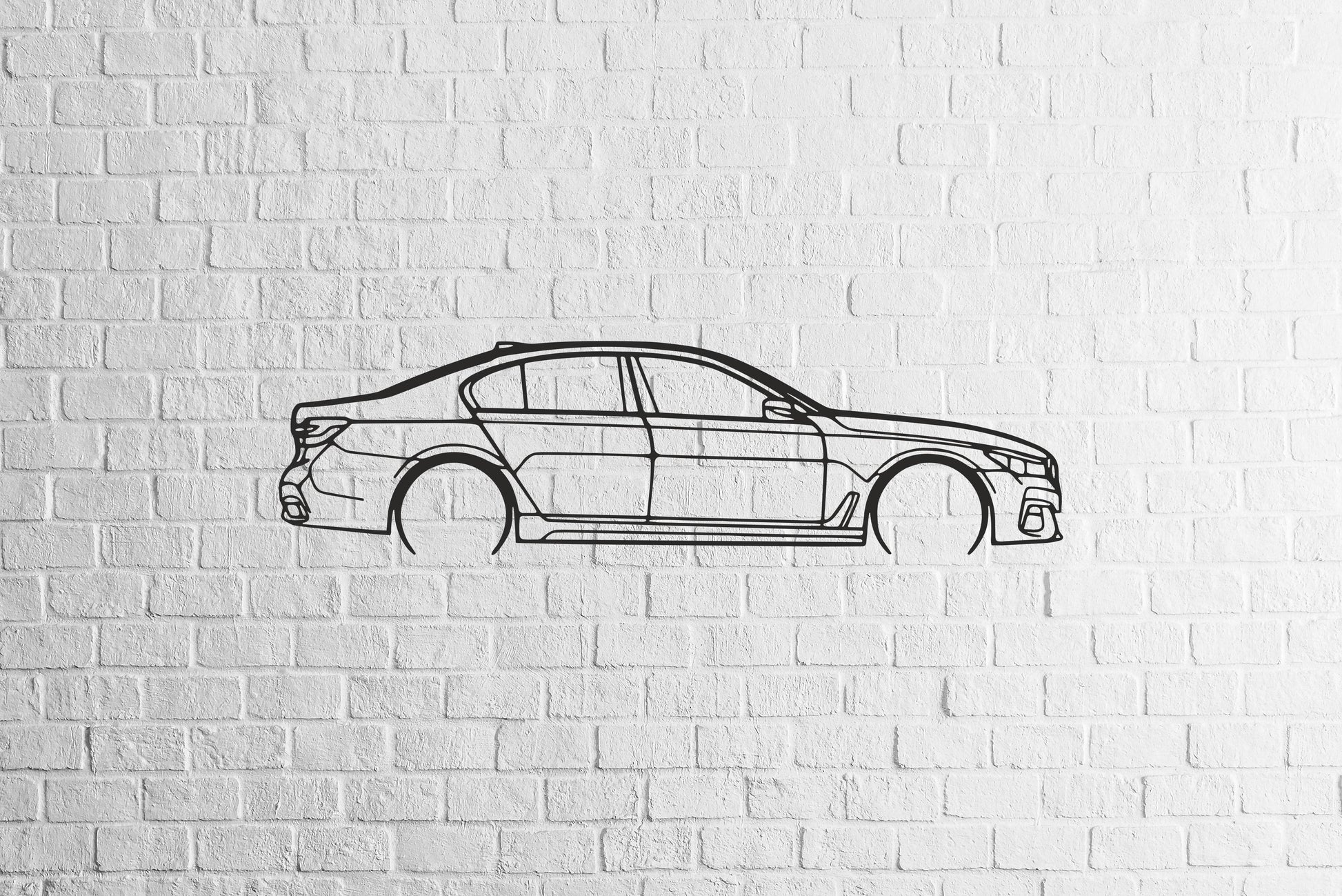 7 Series G11/G12 LCI - Metal Wall Art - Metal Art