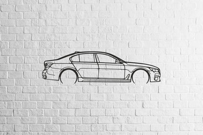 7 Series G11/G12 LCI - Metal Wall Art - Metal Art