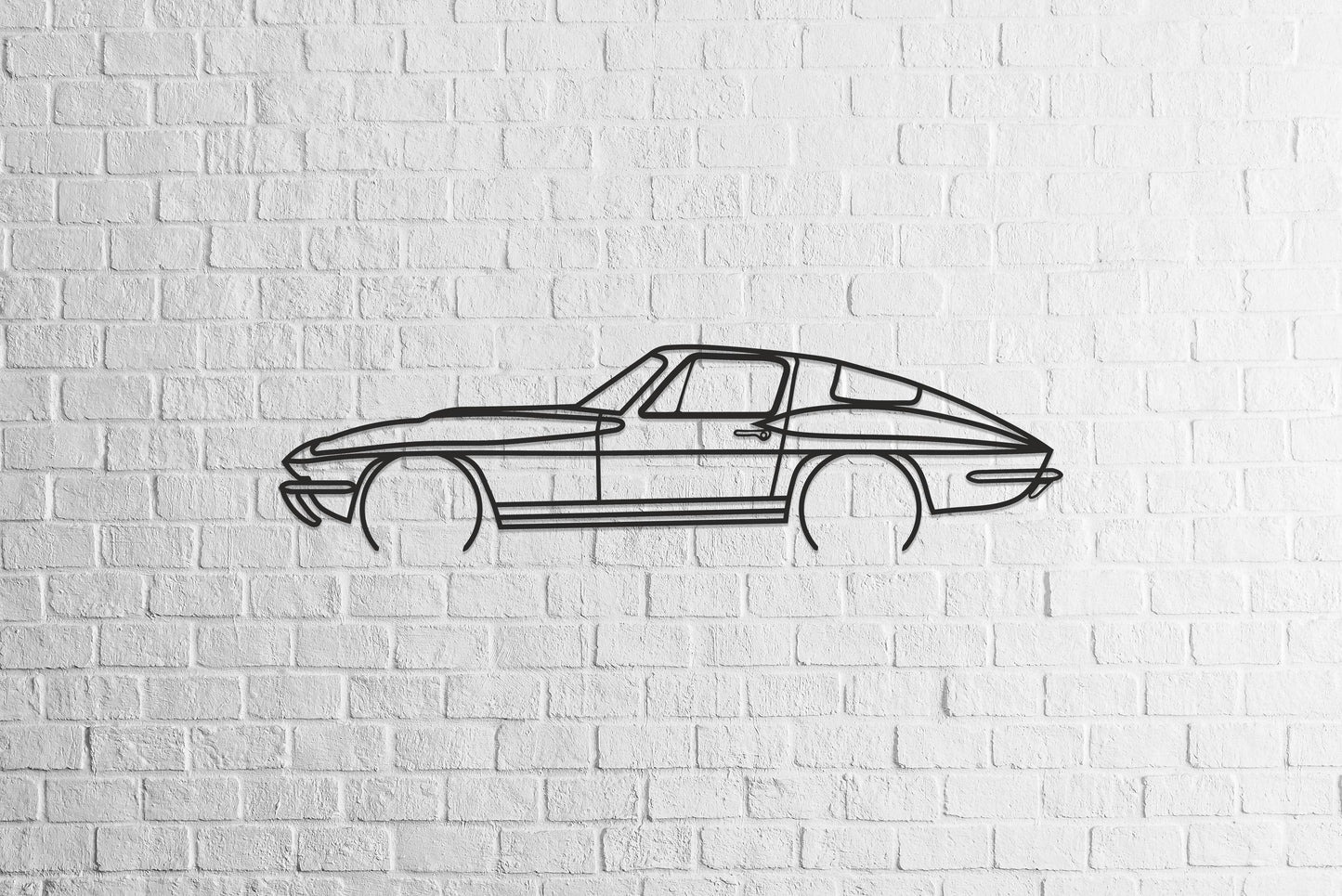 Corvette C2 Sting Ray - Metal Wall Art - Metal Art