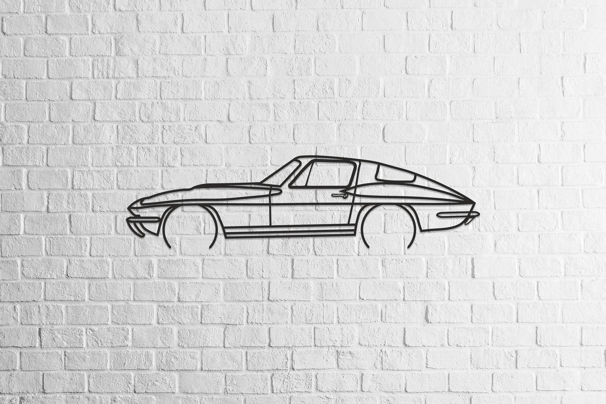 Corvette C2 Sting Ray - Metal Wall Art - Metal Art