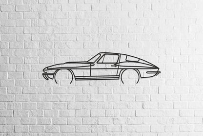 Corvette C2 Sting Ray - Metal Wall Art - Metal Art