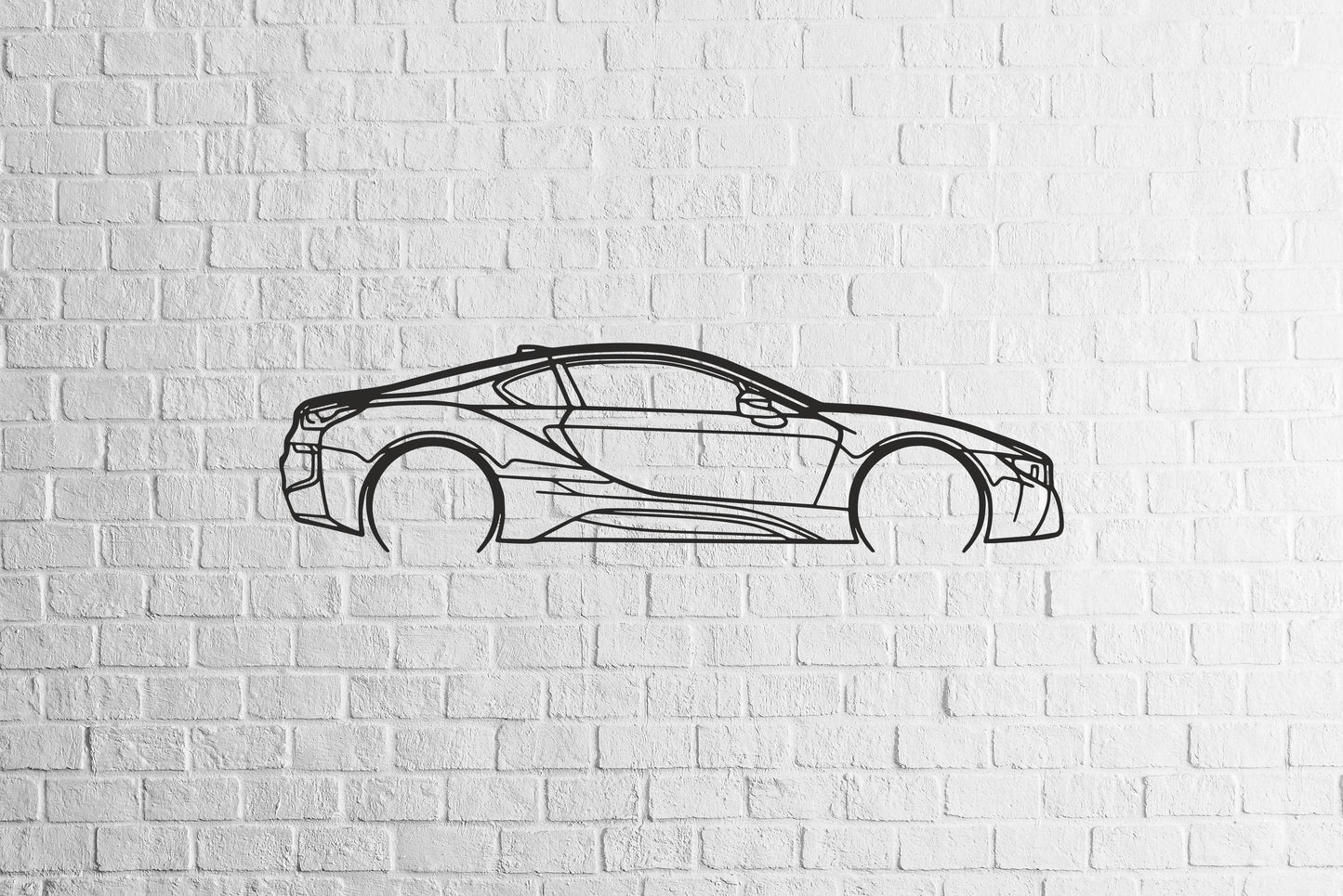 i8 Coupe - Metal Wall Art - Metal Art
