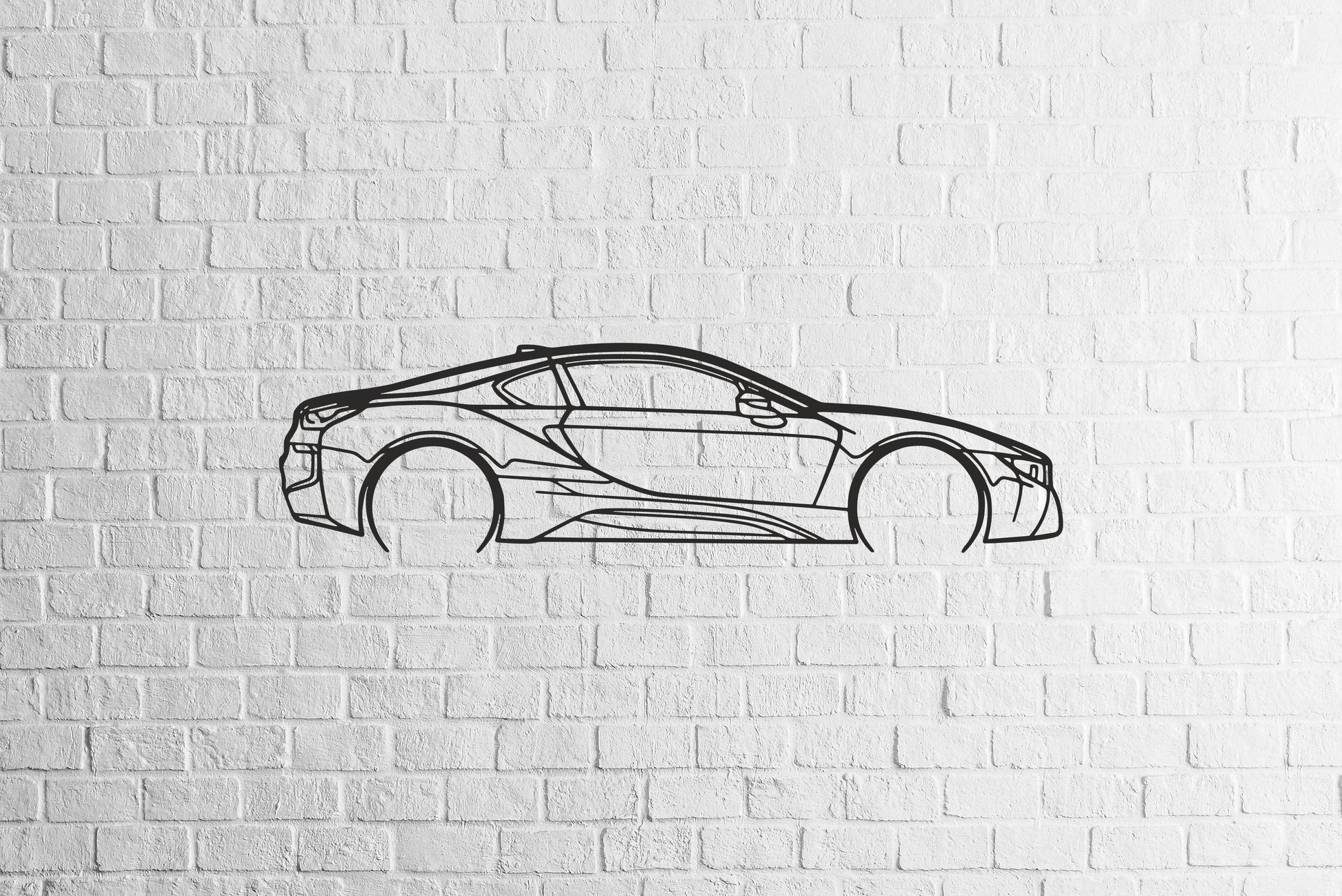 i8 Coupe - Metal Wall Art - Metal Art