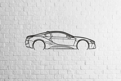 i8 Coupe - Metal Wall Art - Metal Art