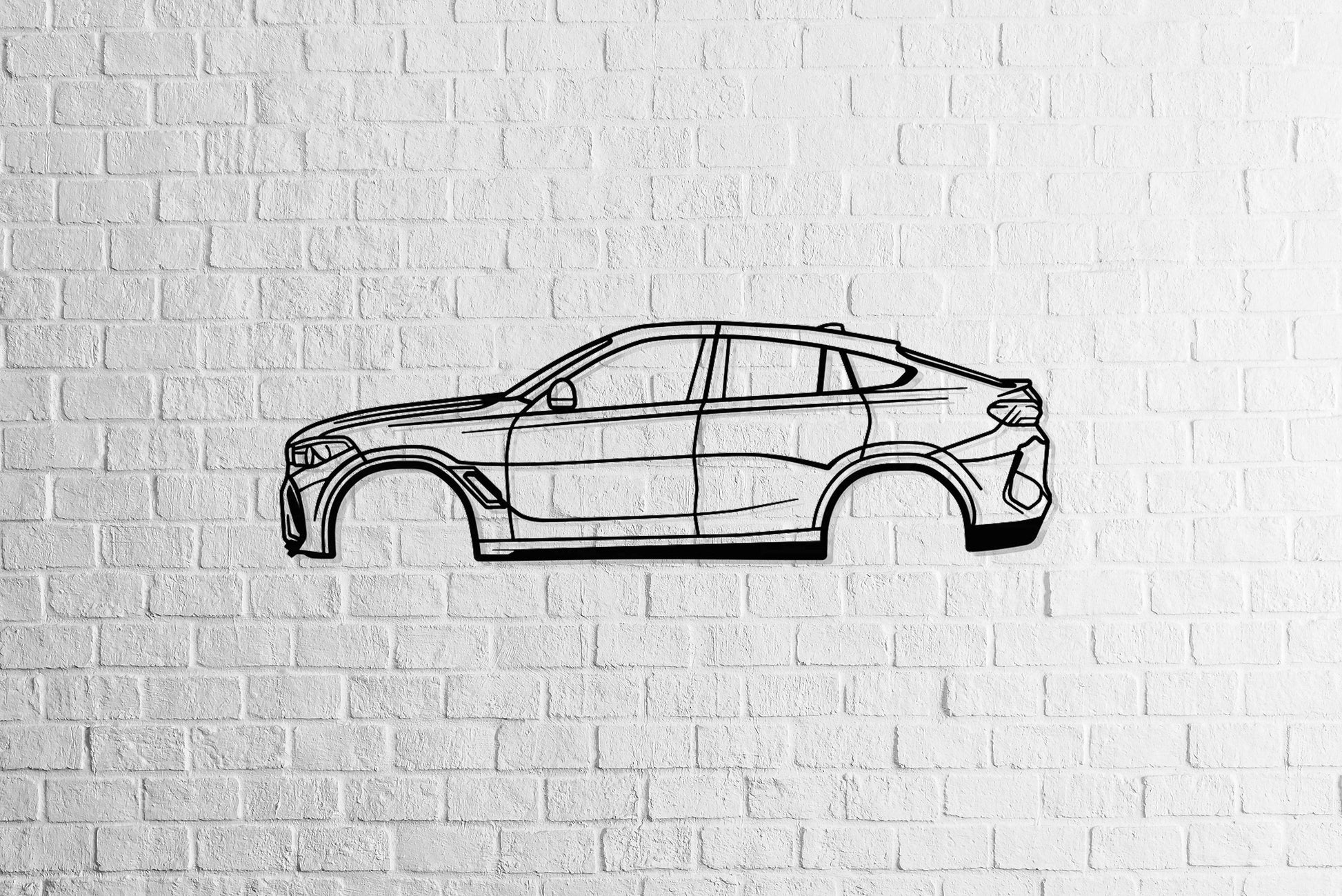 X6 M F96 3rd Gen - Metal Wall Art - Metal Art