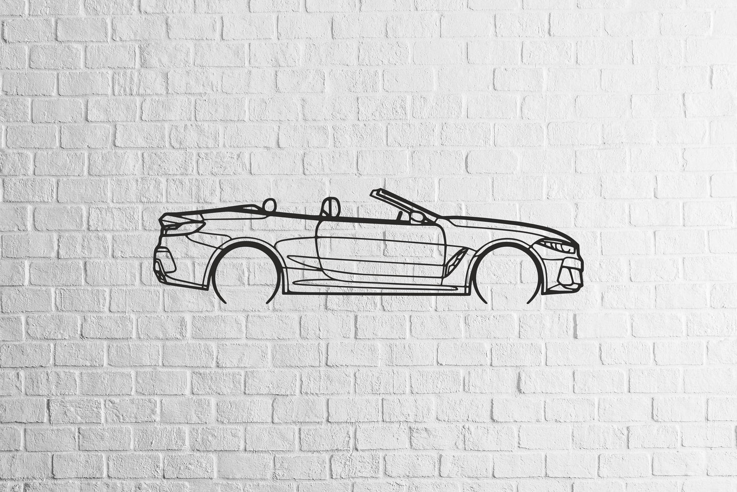 8 Series Convertible (G14) - Metal Wall Art - Metal Art