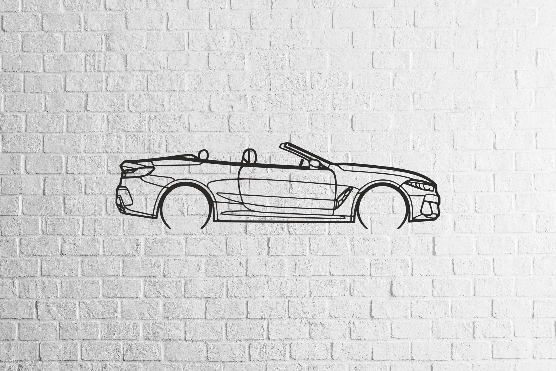 8 Series Convertible (G14) - Metal Wall Art - Metal Art