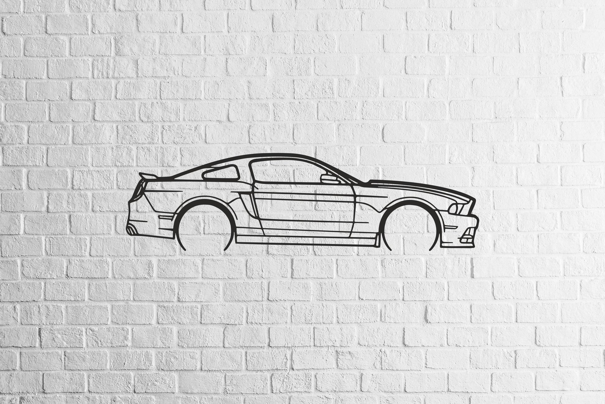 Mustang S197 - Metal Wall Art - Metal Art