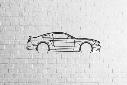 Mustang S197 - Metal Wall Art - Metal Art