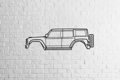 Bronco 4-door - Metal Wall Art - Metal Art
