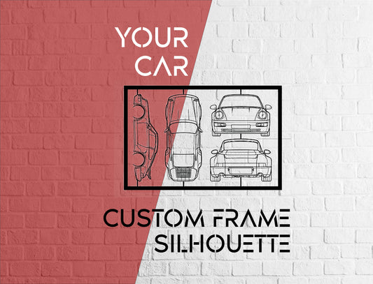 Your Custom Frame Car - Metal Wall Art - Metal Art