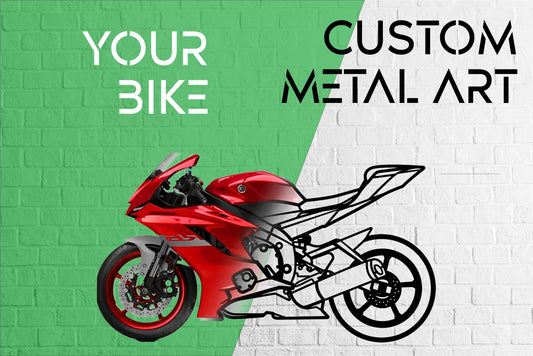 Your Personalized Motorcycle Metal Wall Art - Metal Art