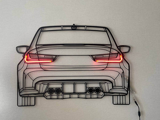 M3 G80 — Neon LED Metal Wall Art - Metal Art