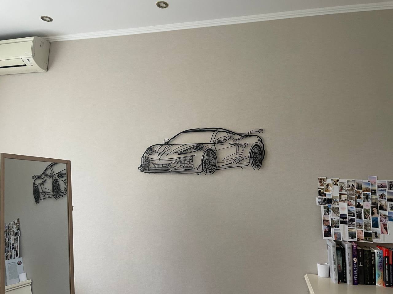 Corvette C8 2024 - Metal Wall Art